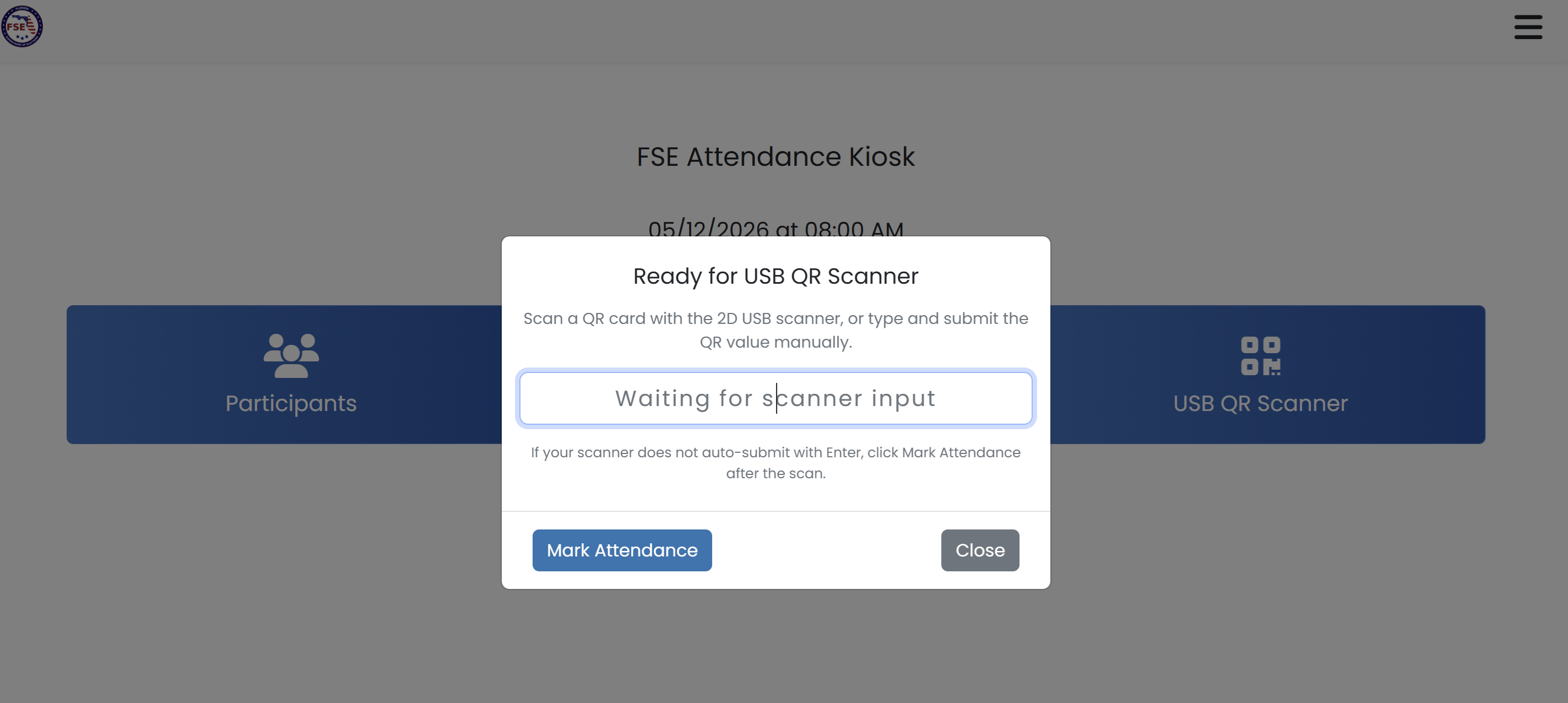 Attendance Scanning